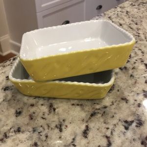 Bundle of Valentina casserole dishes. Made in Italy